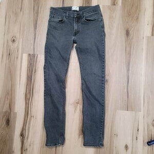 Acne Studio Jeans Mens 30x32 Gray Denim Stretch ACE USED Cash Skinny